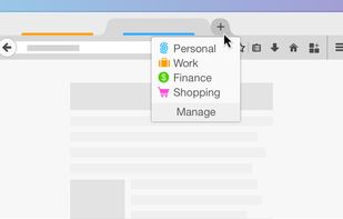 Firefox Multi-account Containers screenshot 1
