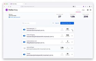 Firefox Relay screenshot 2