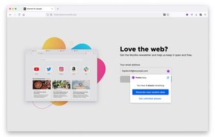 Firefox Relay screenshot 1