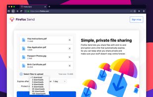 Choose when your file link expires, the number of downloads and add an optional password