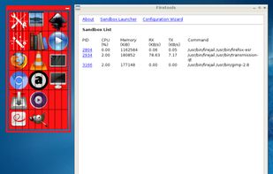 Firetools: sandbox launcher and statistics