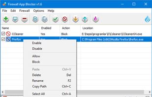 Firewall App Blocker screenshot 1