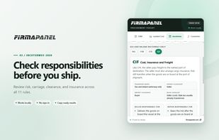 Check responsibilities before you ship.