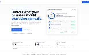 free AI-powered automation audit for small businesses