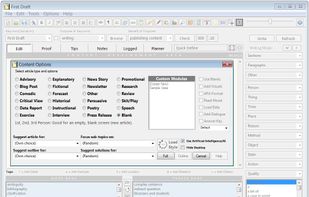 First Draft screenshot 1