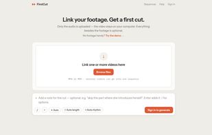 FirstCut screenshot 1