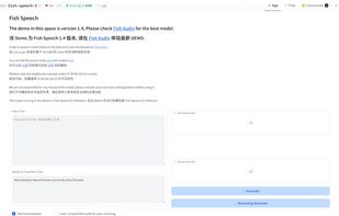 Fish Speech screenshot 2