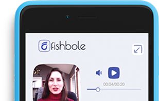 Fishbole presentation on mobile 