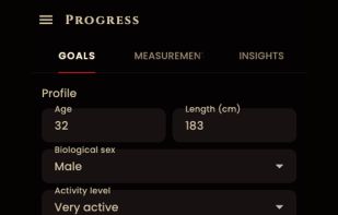 Goals & progress