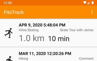 FitoTrack screenshot 1