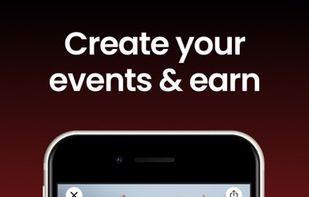 Create your events & earn