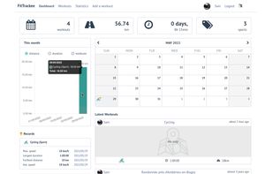 FitTrackee screenshot 1