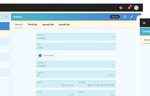 Unlike other application builders, Five makes front-end development extremely easy and modern. Applications built with Five uses Material-UI and has a responsive UI out of the box.