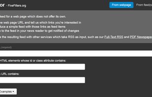 FiveFilters Feed Creator screenshot 1