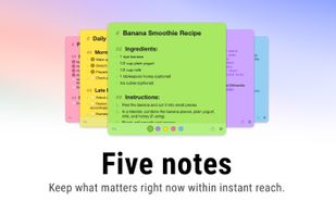 FiveNotes screenshot 1