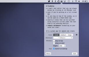 FiveNotes screenshot 1