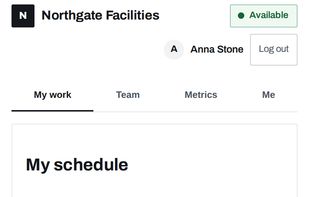 Worker app PWA template example