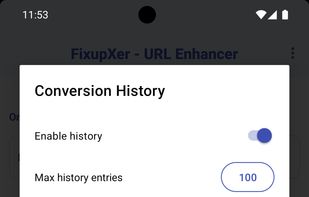 History