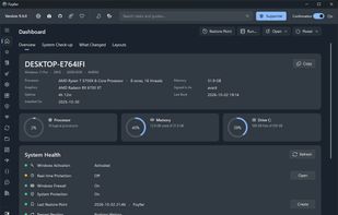 Fixyfier Dark Mode Interface