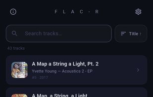 Home screen/Track screen