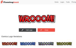 Flaming Text screenshot 2