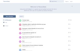 Flarum screenshot 1
