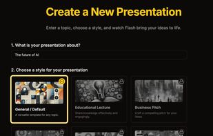 Flash AI Presentation Maker screenshot 1