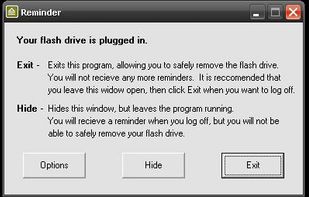 Flash Drive Reminder screenshot 1