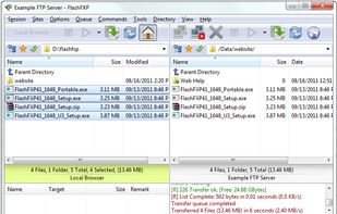 FlashFXP screenshot 2
