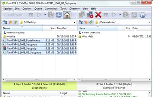 FlashFXP screenshot 1
