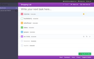 Flask Lists screenshot 1
