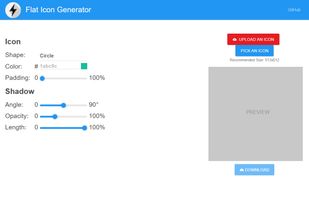 Flat Icon Generator screenshot 1