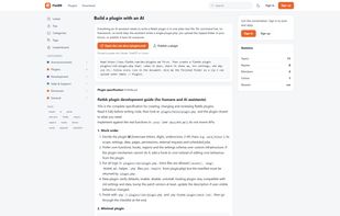 Plugin developer docs: the whole plugin API in one page for AI assistants