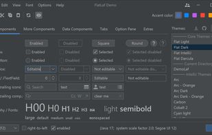 FlatLaf screenshot 1
