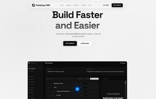 FlatlyPage CMS Website