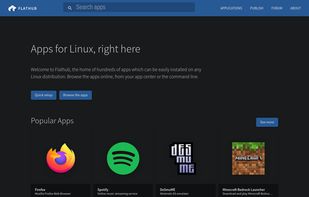 Flathub.org is the Flatpak home of hundreds of apps which can be easily installed on any Linux distribution