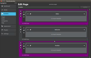 FlatSiteBuilder screenshot 3