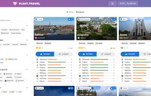 Explore module, light theme