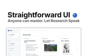 A clean, modern dashboard designed to keep your focus on discovery, not tool management.