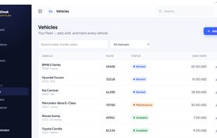 Vehicle listing