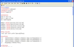 FlexPDE screenshot 2