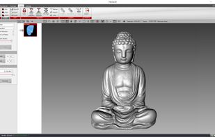 FlexScan3D exports your 3D models into common file format. Whether you are 3D printing the models or sharing your them using an online publishing platform (i.e. Sketchfab), the files are ready for use with a click of a button.