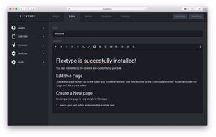 Flextype screenshot 1