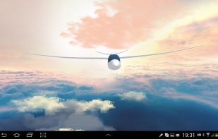 Flight in the sky live wallpaper screenshot 1