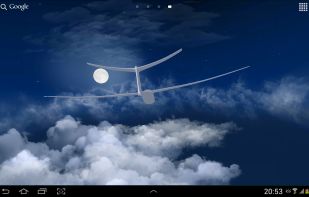 Flight in the sky live wallpaper screenshot 1
