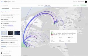 Flightmapper.io screenshot 1