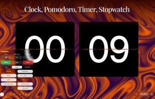 Swap easily between Clock, Pomodoro, Timer, Stopwatch in FlipCloc