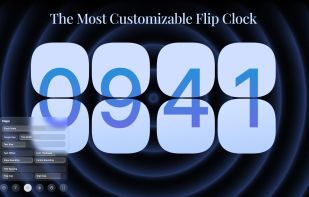 FlipCloc is The Most Customizable Flip Clock