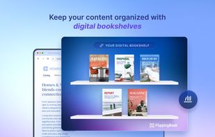 Keep your content organized with digital bookshelves