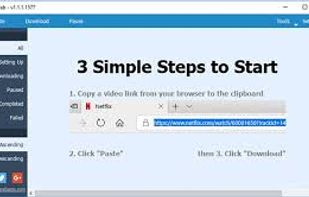 FlixGrab Main Screen